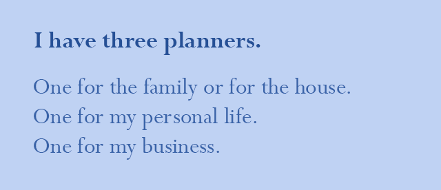 how many planners do you need?