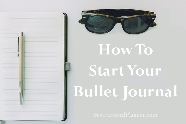 How to start your bullet journal