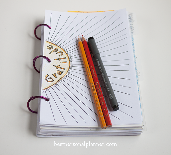 Gratitude journal ideas