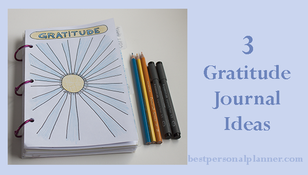 gratitude journal ideas