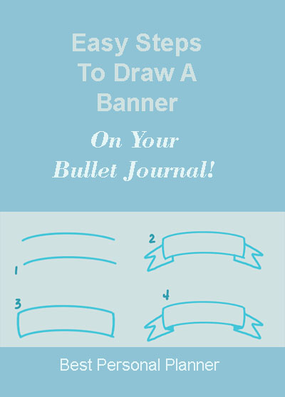 steps to draw a ribbon banner