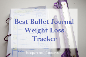 Best Bullet Journal weight loss tracker