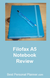 Filofax A5 Notebook Review