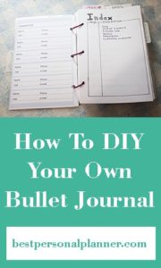 How To Make A DIY Bullet Journal