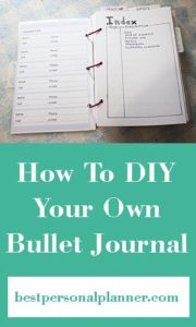 How To Make A DIY Bullet Journal - Best Personal Planner