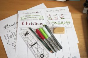 Planning For The Holidays - Bullet Journal