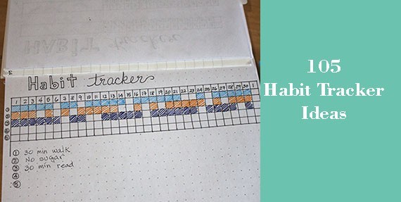 105 Habit Tracker Ideas