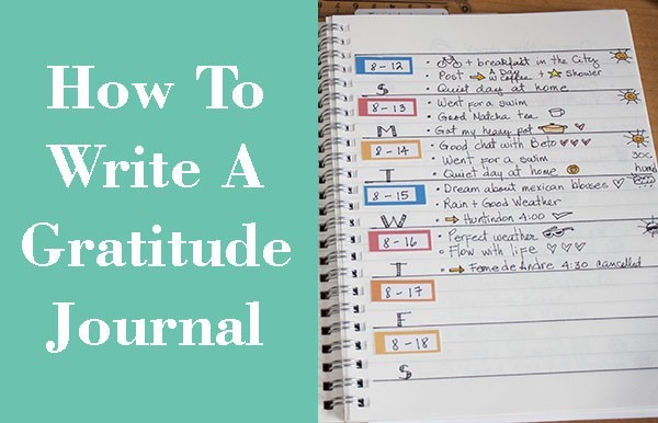 How To Write A Gratitude Journal Best Personal Planner
