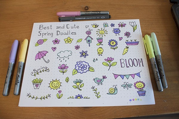 Best Cute And Easy Spring Doodles