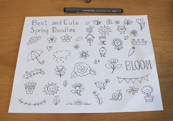 Best Cute And Easy Spring Doodles