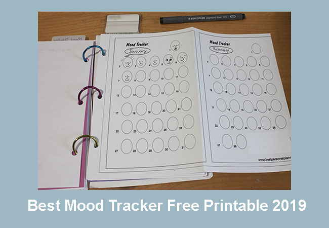 Best Mood Tracker Free Printable 2019