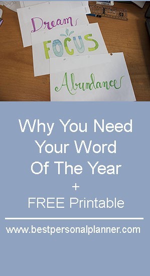 Why You Need Your Word Of The Year