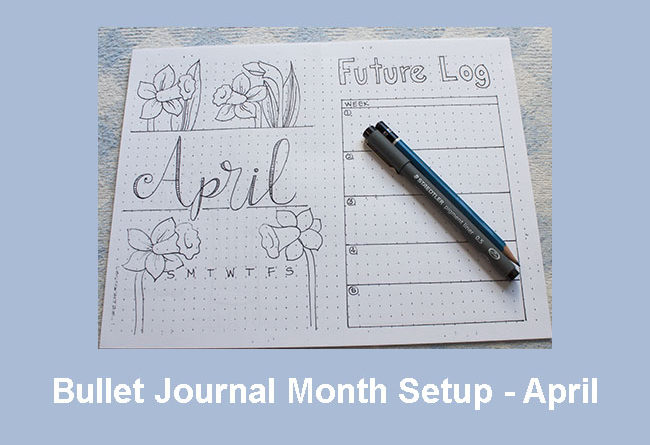 Easy Bullet Journal Month Setup April Best Personal Planner