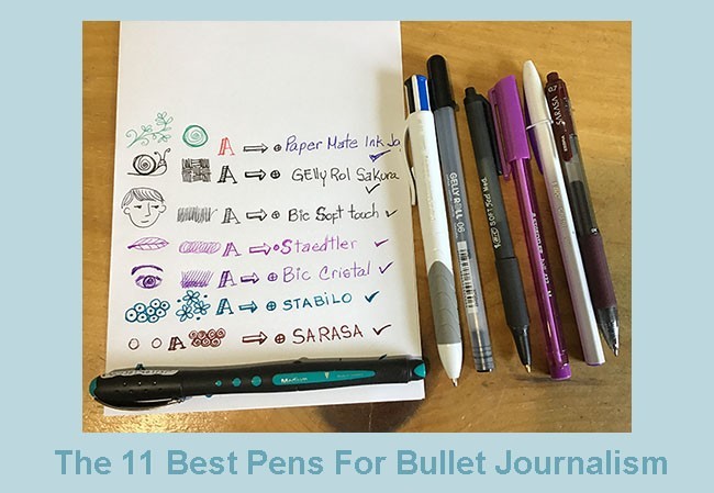 The Best Gel Pens for Bullet Journaling - Rae's Daily Page