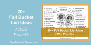 Ideas For Your Fall Bucket List