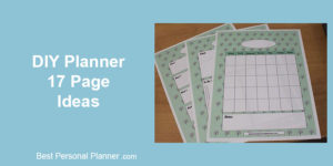 DIY Planner 17 Page Ideas
