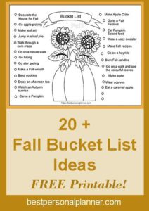 Ideas For Your Fall Bucket List 